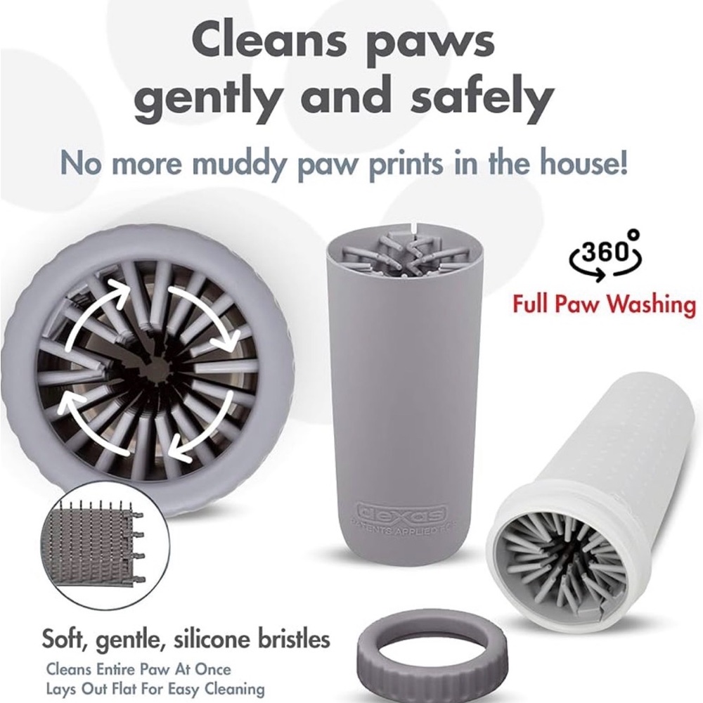 Gray Dog or Cat Paw Cleaner, Large - Picture 2 of 7